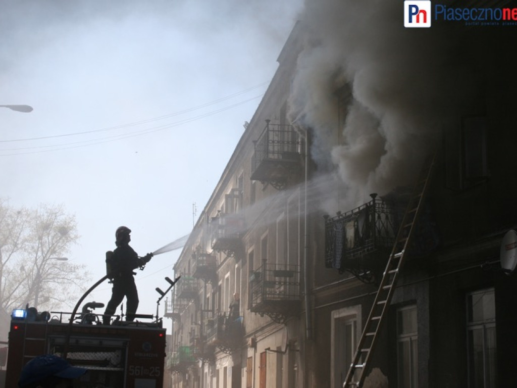 ROK 2008: Pożar na ulicy Nadarzyńskiej