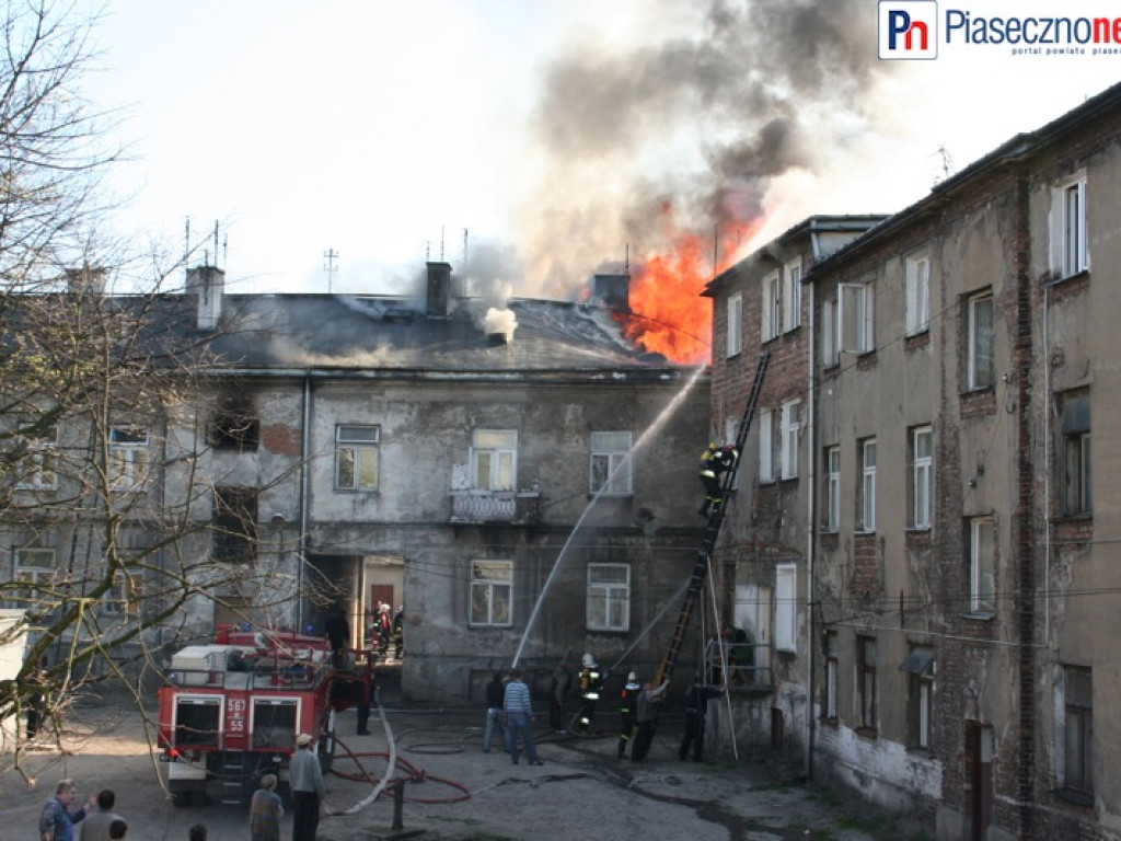 ROK 2008: Pożar na ulicy Nadarzyńskiej