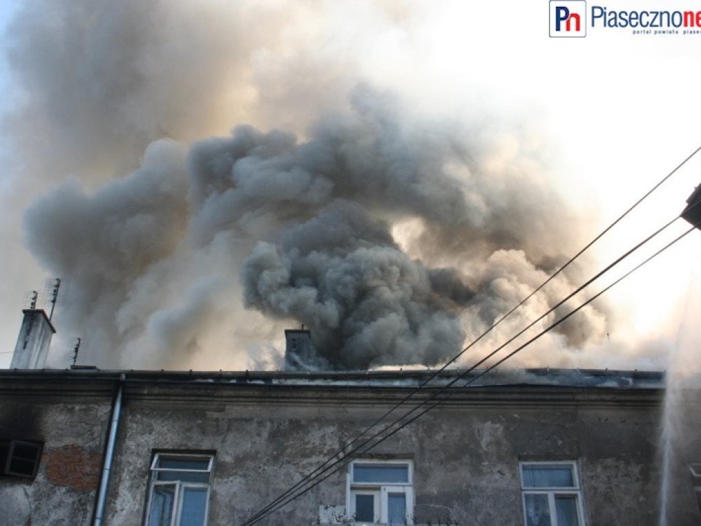 ROK 2008: Pożar na ulicy Nadarzyńskiej