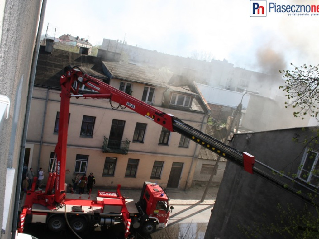 ROK 2008: Pożar na ulicy Nadarzyńskiej