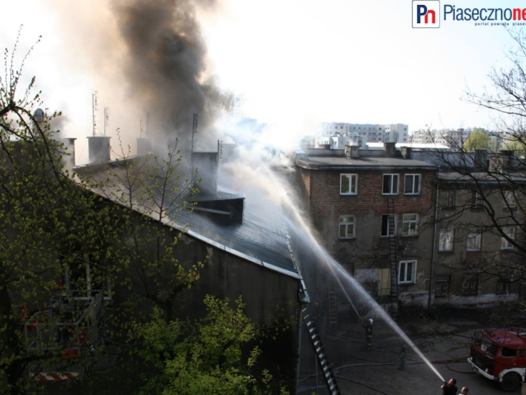 ROK 2008: Pożar na ulicy Nadarzyńskiej