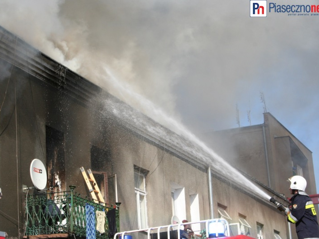 ROK 2008: Pożar na ulicy Nadarzyńskiej