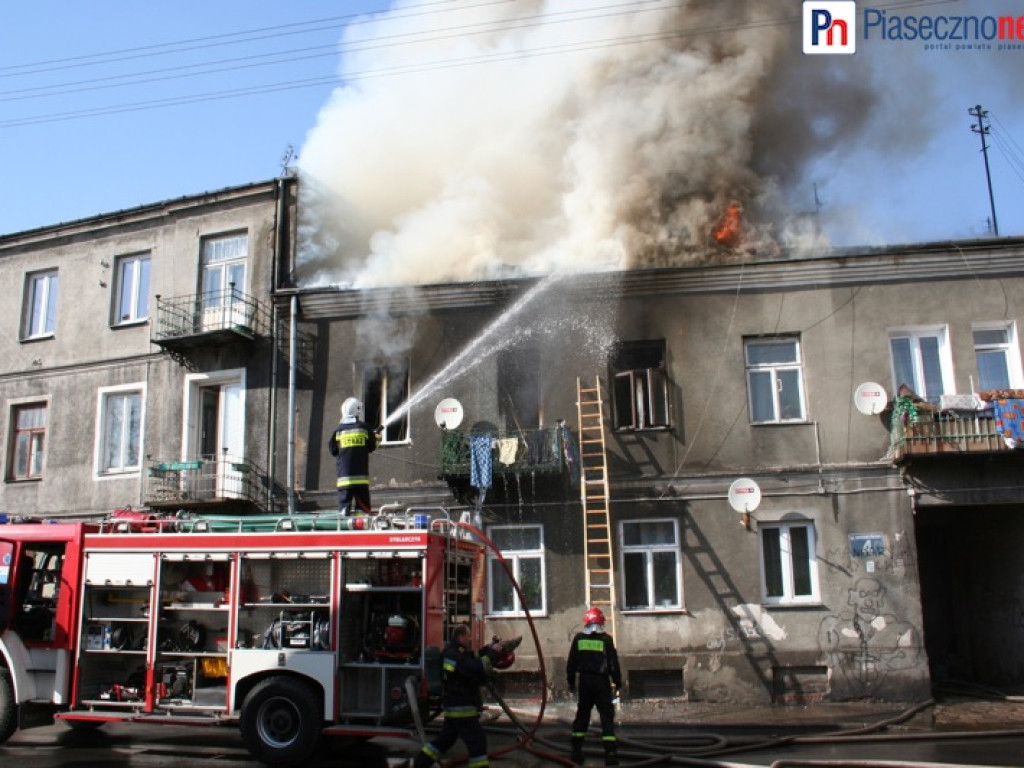 ROK 2008: Pożar na ulicy Nadarzyńskiej