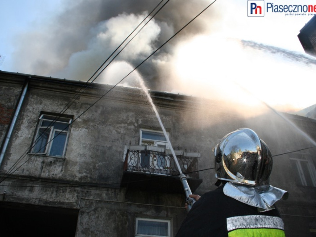 ROK 2008: Pożar na ulicy Nadarzyńskiej
