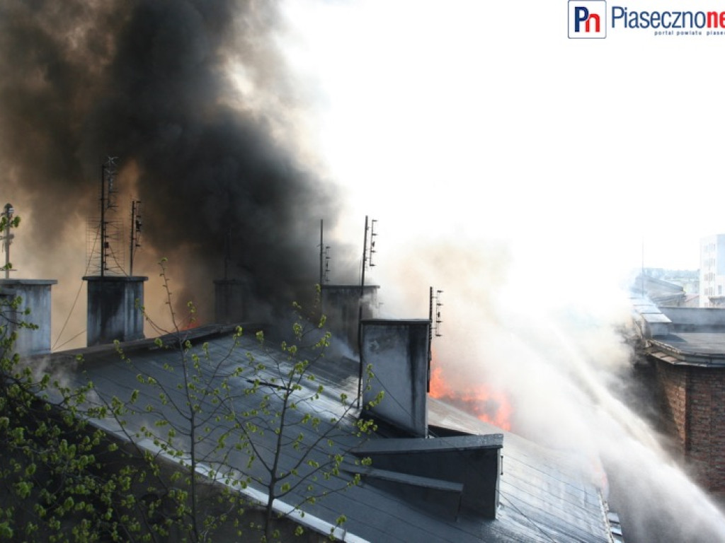 ROK 2008: Pożar na ulicy Nadarzyńskiej