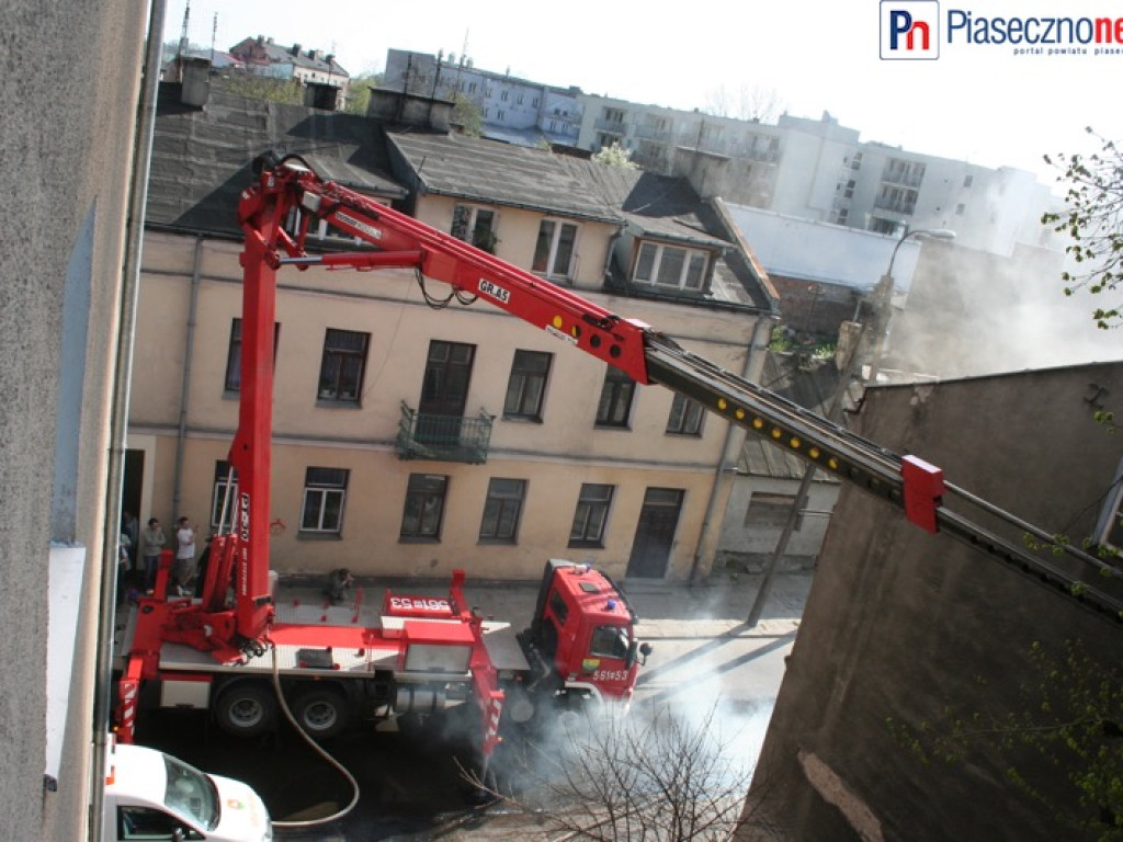 ROK 2008: Pożar na ulicy Nadarzyńskiej