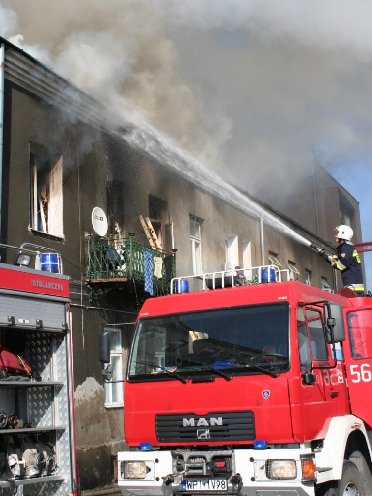 ROK 2008: Pożar na ulicy Nadarzyńskiej
