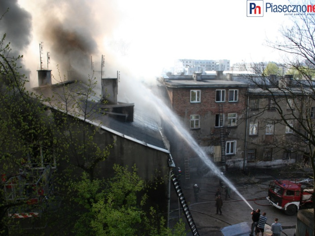 ROK 2008: Pożar na ulicy Nadarzyńskiej