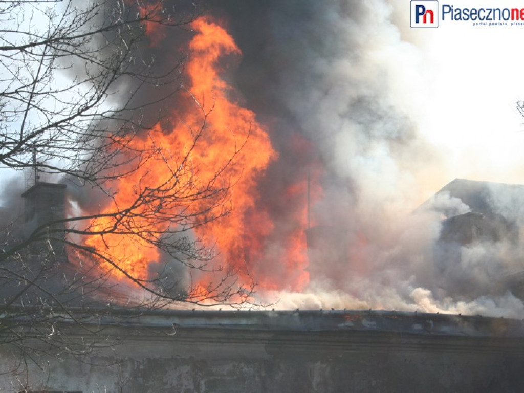 ROK 2008: Pożar na ulicy Nadarzyńskiej