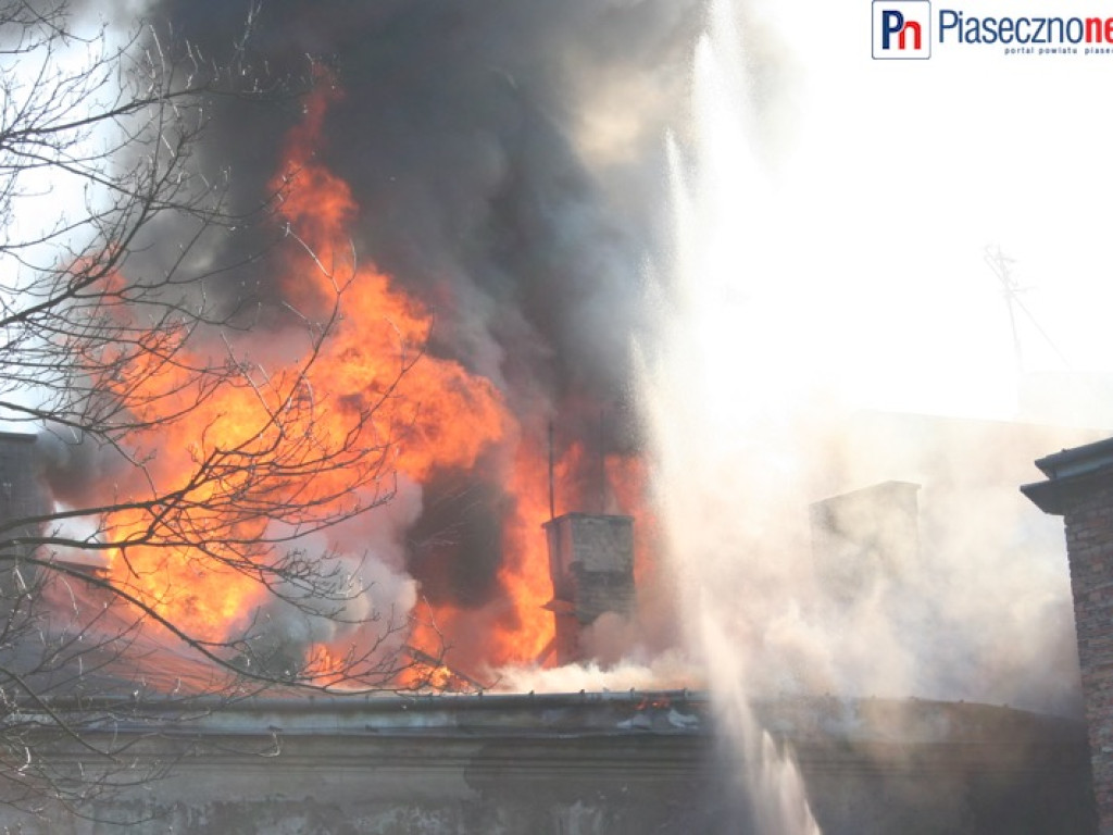 ROK 2008: Pożar na ulicy Nadarzyńskiej