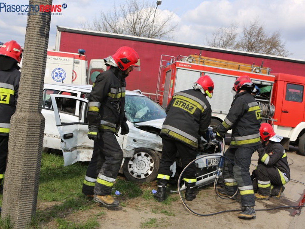 Wypadek na ul. Okulickiego. Są ranni [UAKTUALNIENIE]