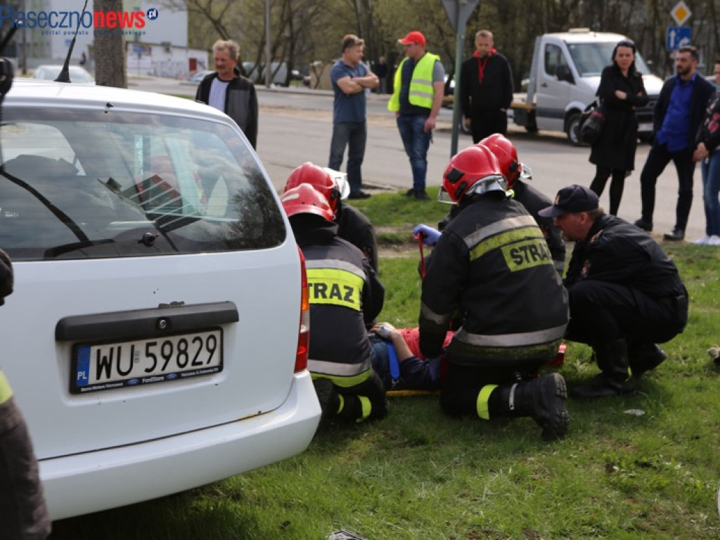 Wypadek na ul. Okulickiego. Są ranni [UAKTUALNIENIE]