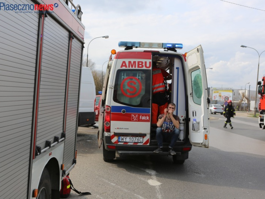 Wypadek na ul. Okulickiego. Są ranni [UAKTUALNIENIE]