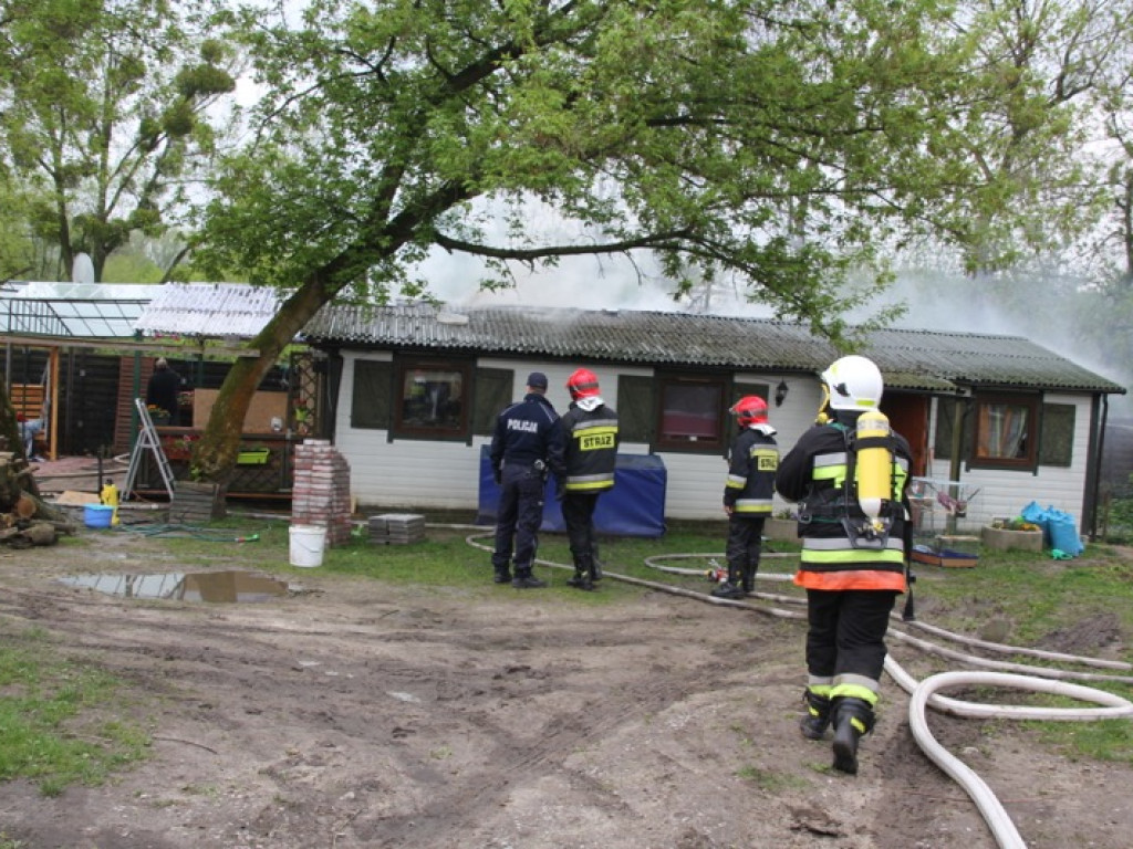 Pożar przy ul. Kołobrzeskiej