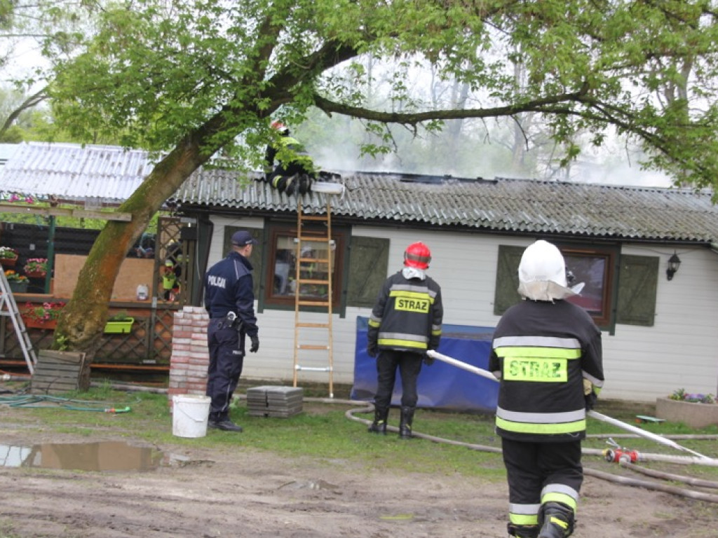 Pożar przy ul. Kołobrzeskiej
