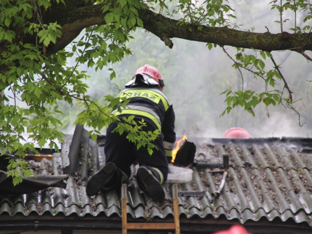 Pożar przy ul. Kołobrzeskiej