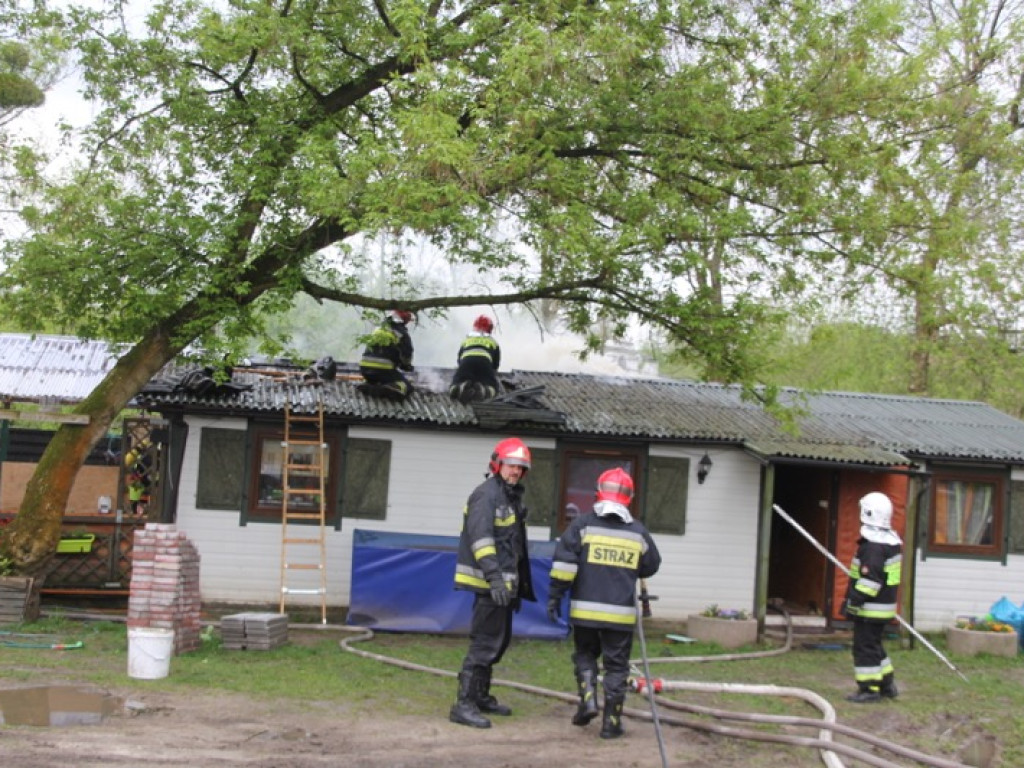 Pożar przy ul. Kołobrzeskiej