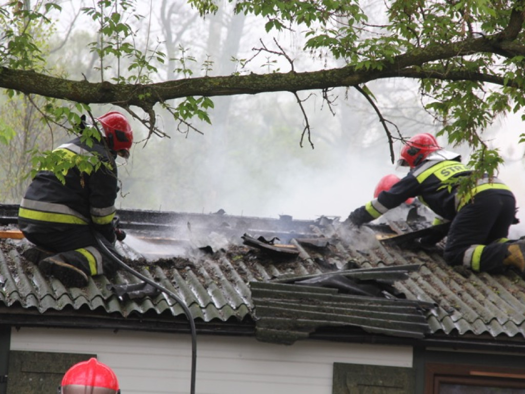 Pożar przy ul. Kołobrzeskiej
