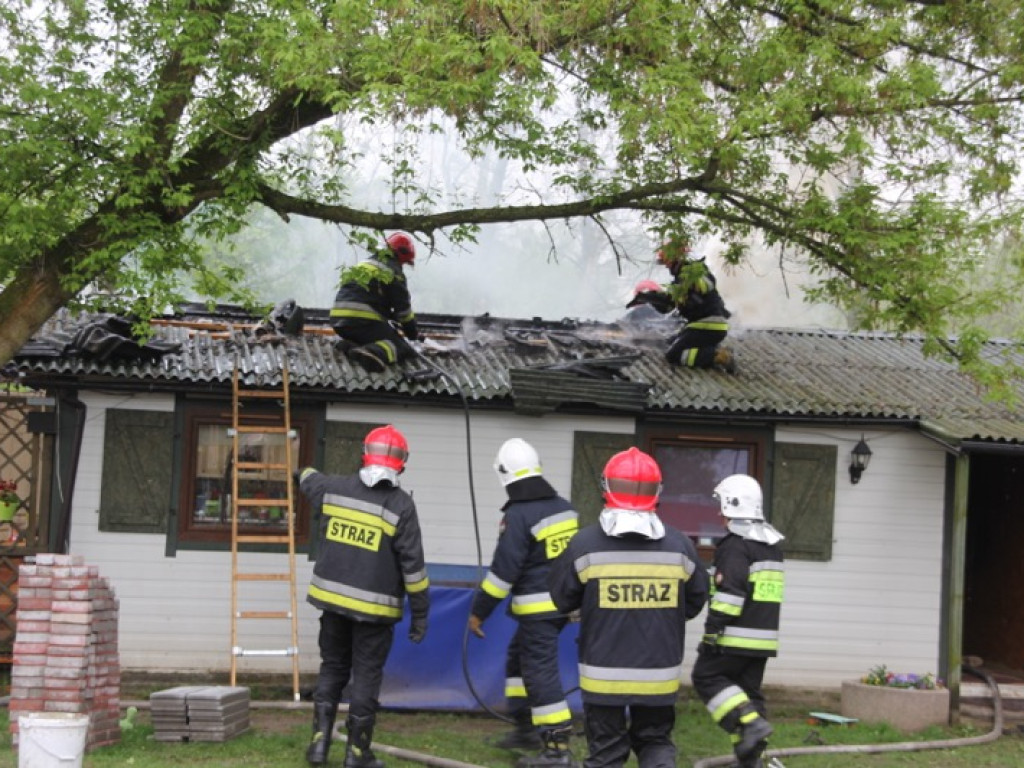 Pożar przy ul. Kołobrzeskiej