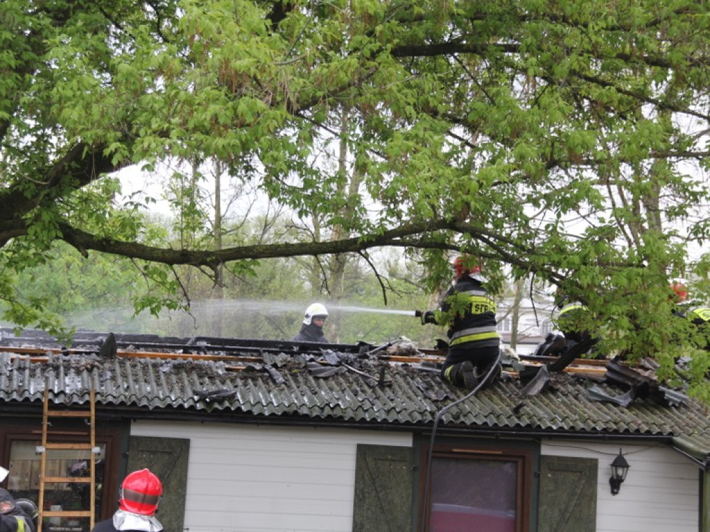 Pożar przy ul. Kołobrzeskiej