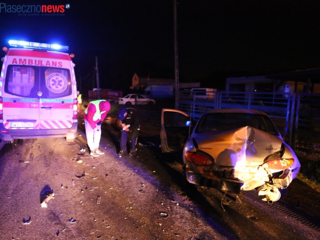 Wypadek na krajowej 50. Ruch wahadłowy