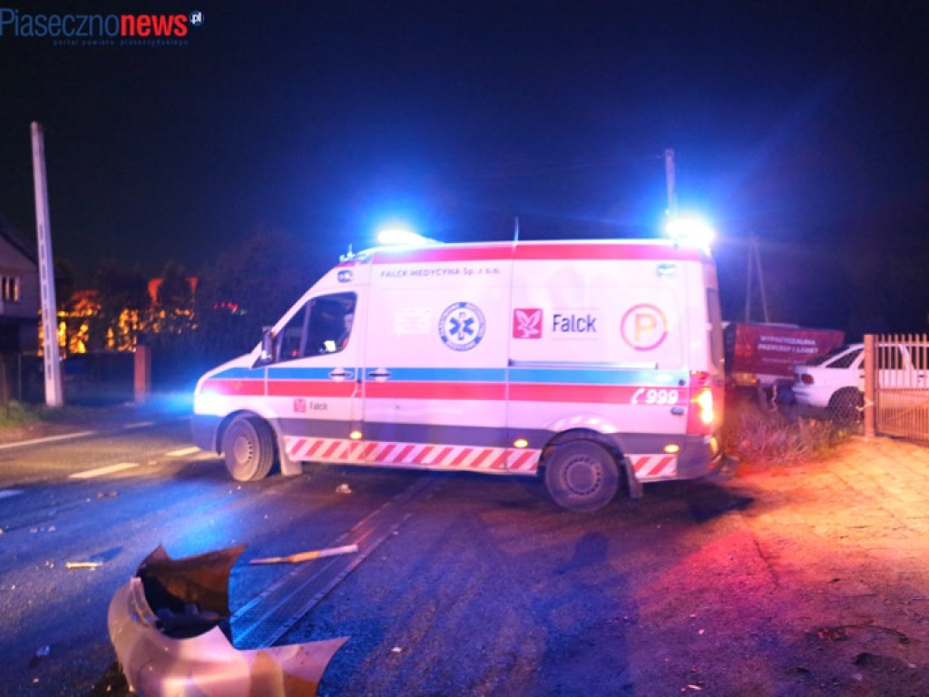 Wypadek na krajowej 50. Ruch wahadłowy