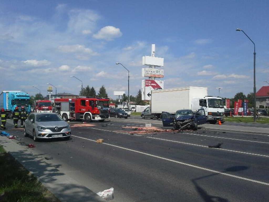 Wypadek! Poważne utrudnienia w ruchu na ulicy Puławskiej!