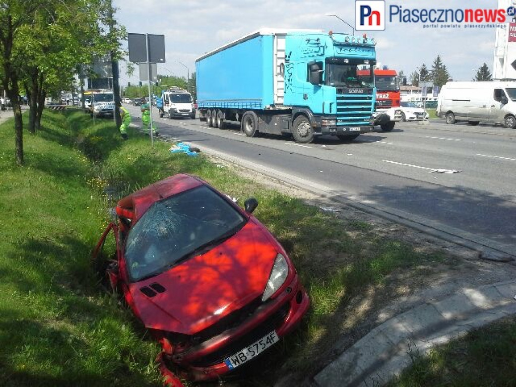 Wypadek! Poważne utrudnienia w ruchu na ulicy Puławskiej!