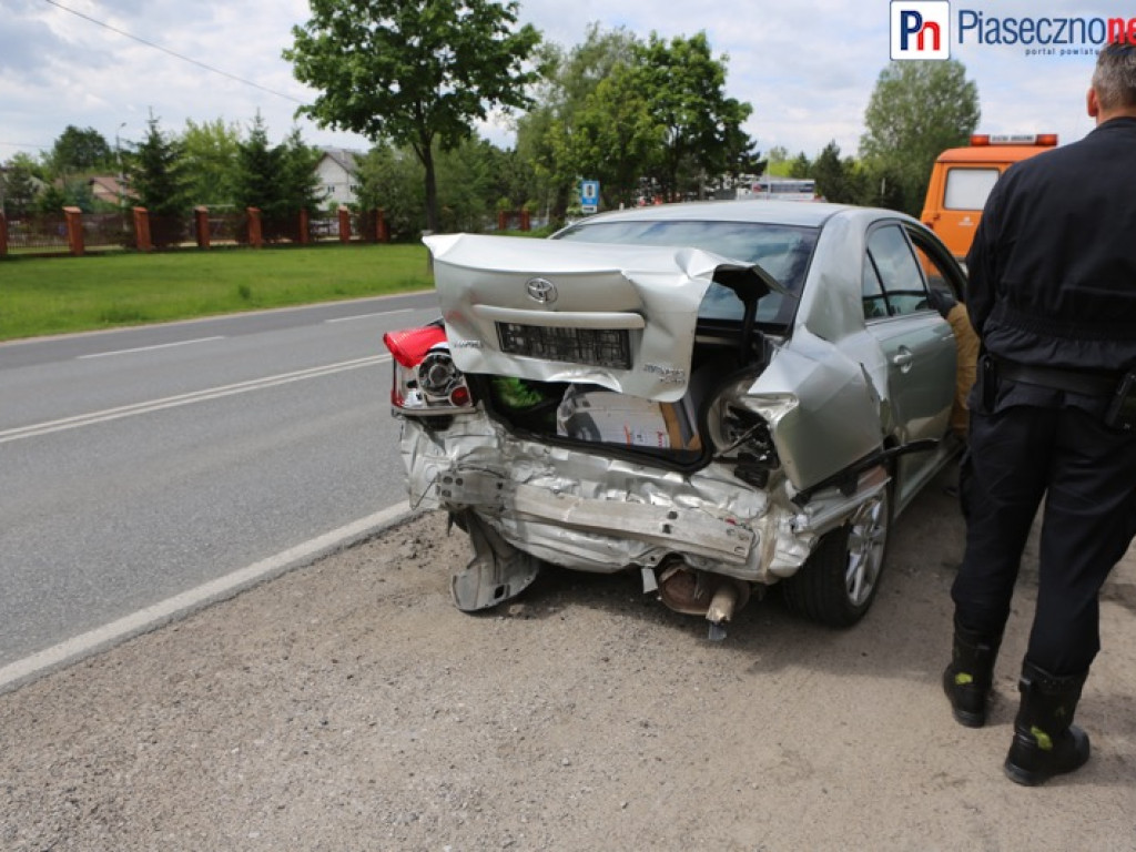 Wypadek na obwodnicy Piaseczna. Utrudnienia w ruchu!