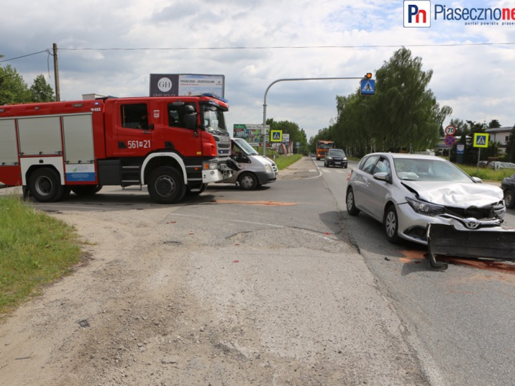 Wypadek na obwodnicy Piaseczna. Utrudnienia w ruchu!