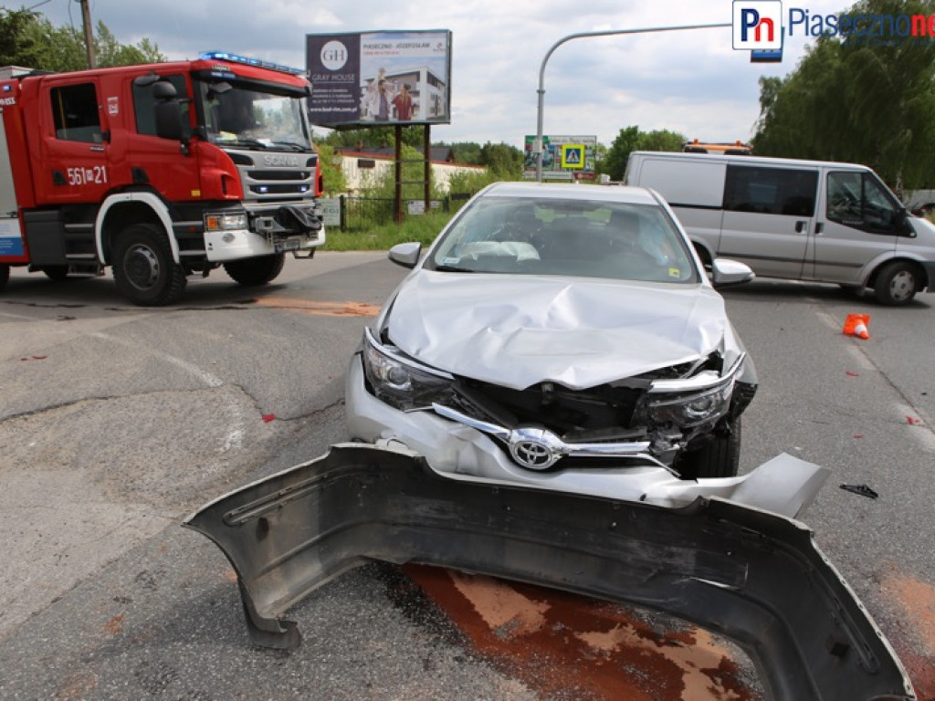 Wypadek na obwodnicy Piaseczna. Utrudnienia w ruchu!