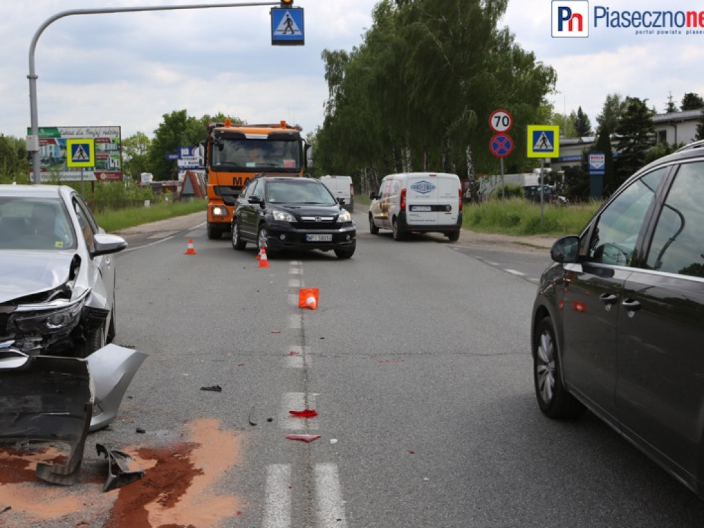 Wypadek na obwodnicy Piaseczna. Utrudnienia w ruchu!