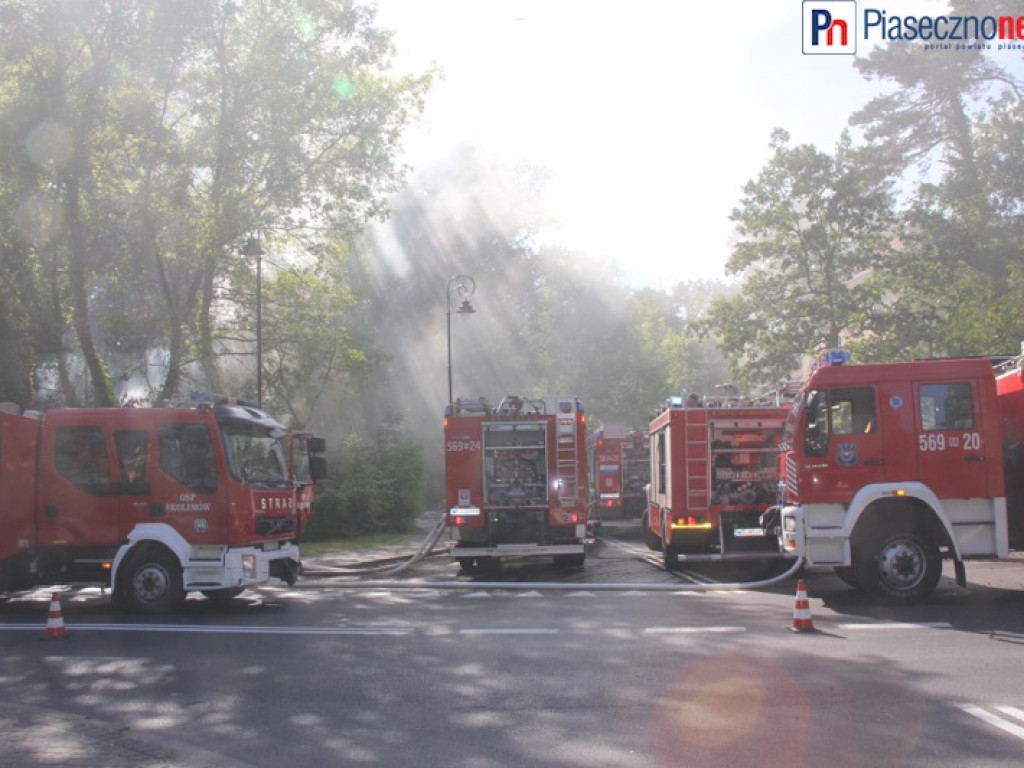 Strażacy w akcji. Utrudnienia w ruchu!