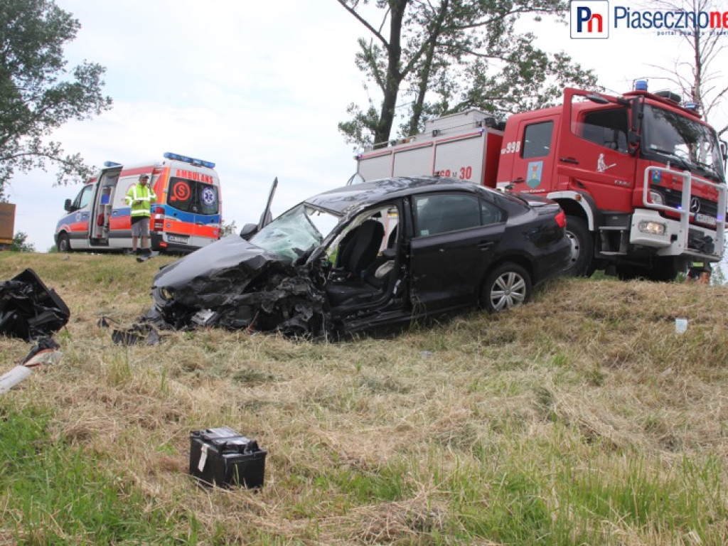 Droga krajowa nr 50 zablokowana. Dla tirów jeszcze przez wiele godzin