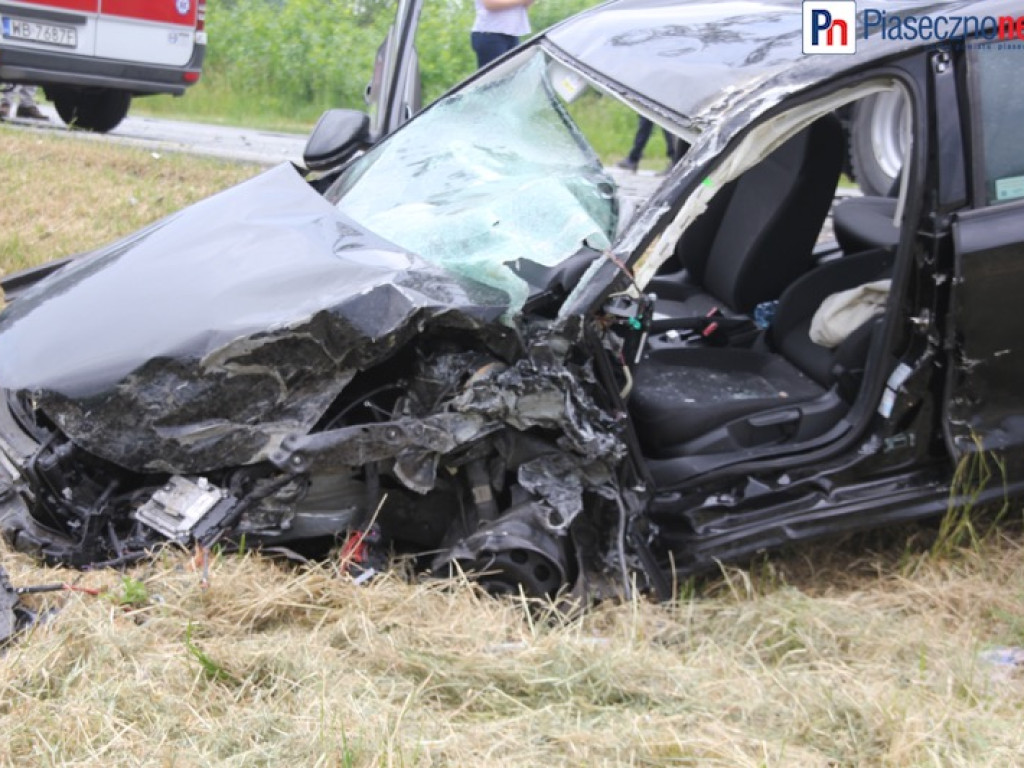 Droga krajowa nr 50 zablokowana. Dla tirów jeszcze przez wiele godzin