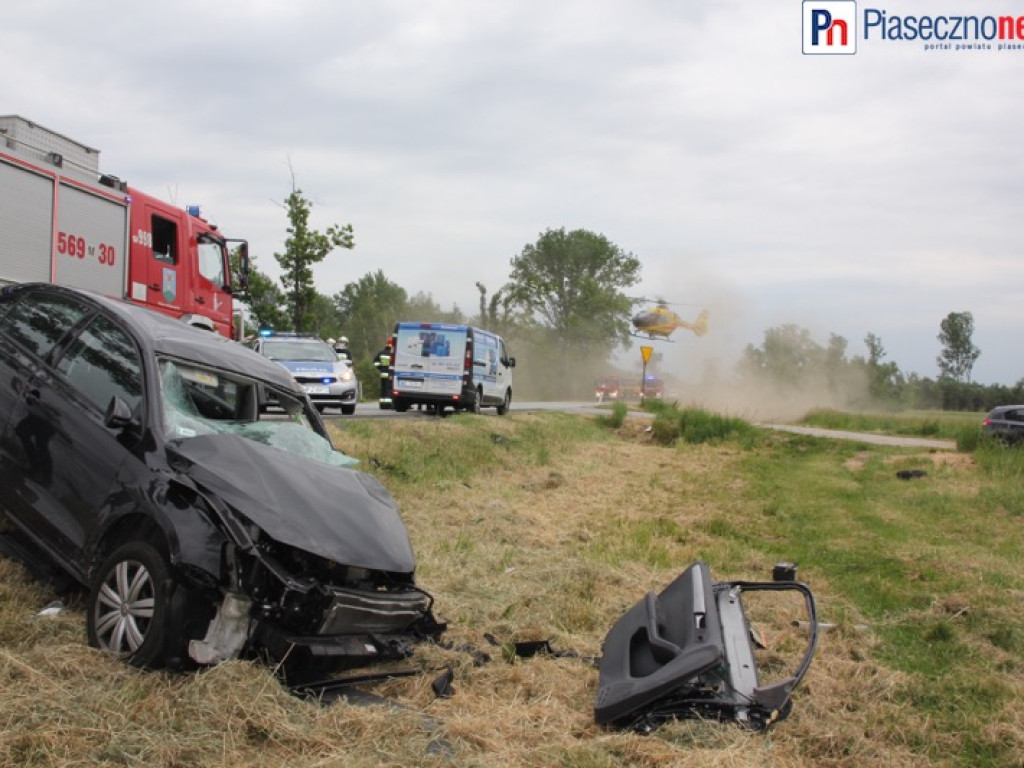 Droga krajowa nr 50 zablokowana. Dla tirów jeszcze przez wiele godzin