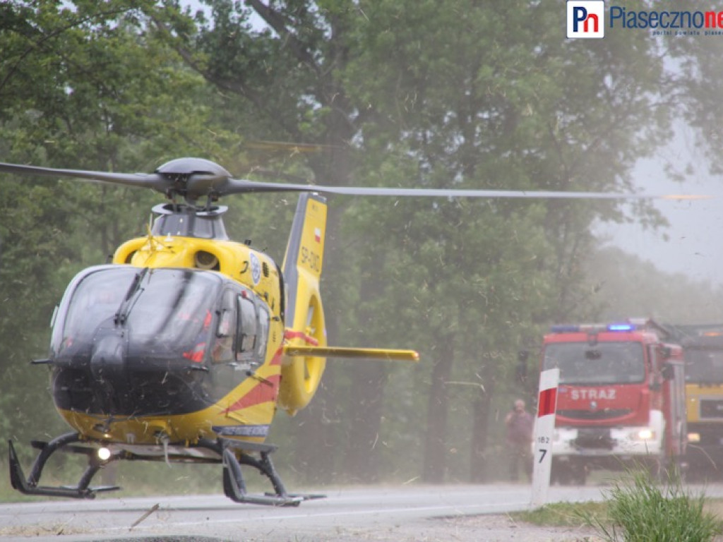 Droga krajowa nr 50 zablokowana. Dla tirów jeszcze przez wiele godzin