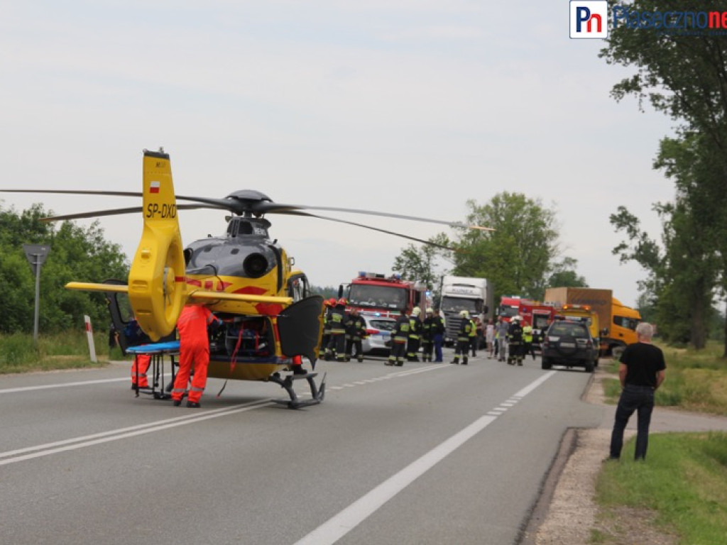 Droga krajowa nr 50 zablokowana. Dla tirów jeszcze przez wiele godzin