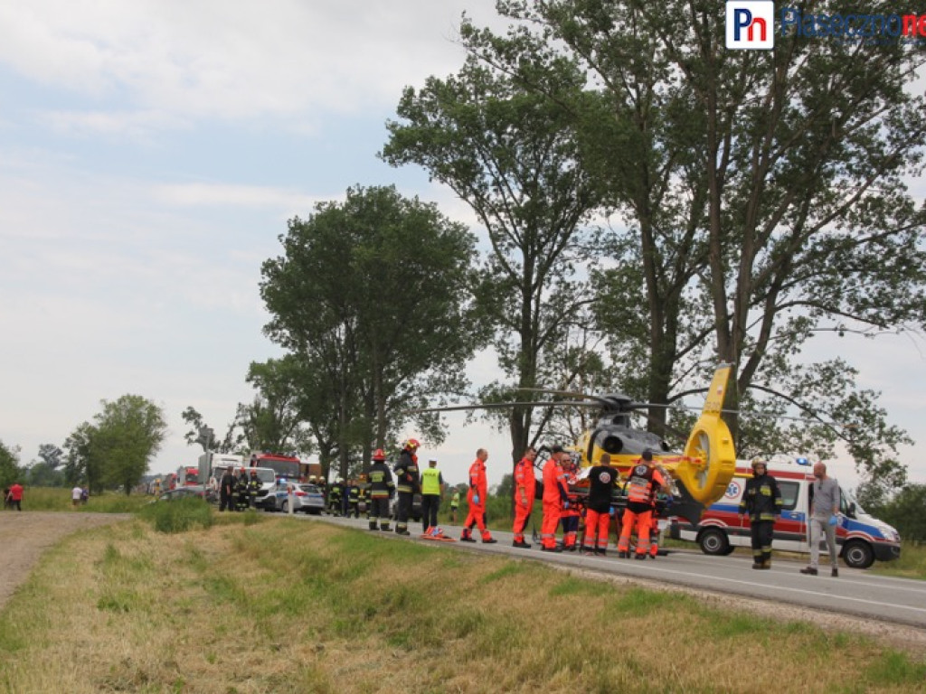 Droga krajowa nr 50 zablokowana. Dla tirów jeszcze przez wiele godzin