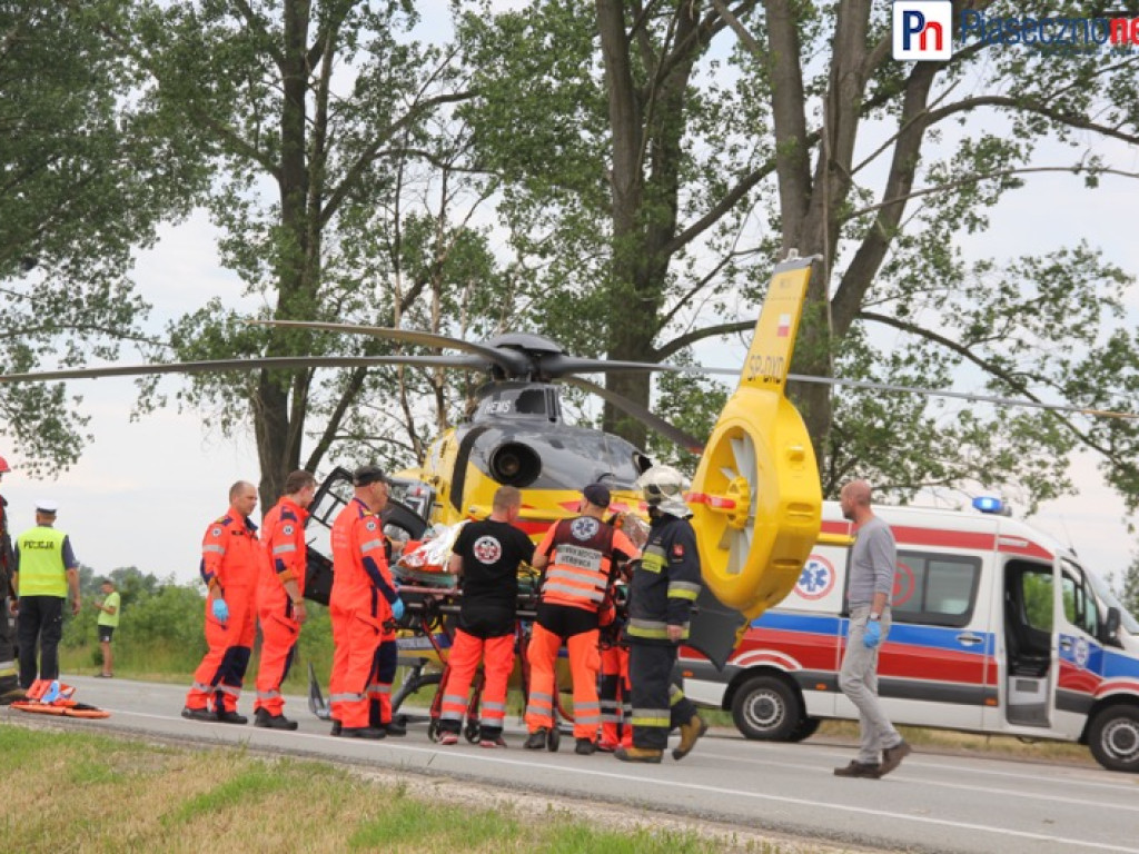 Droga krajowa nr 50 zablokowana. Dla tirów jeszcze przez wiele godzin