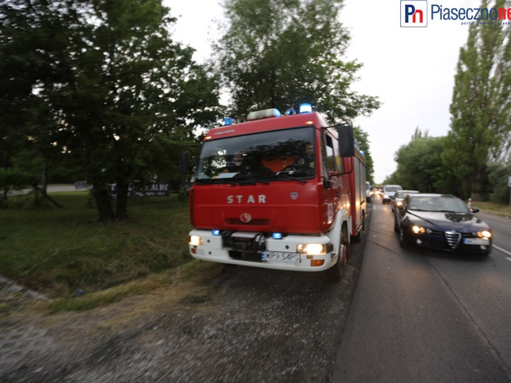 Wypadek w Żabieńcu. Utrudnienia w ruchu