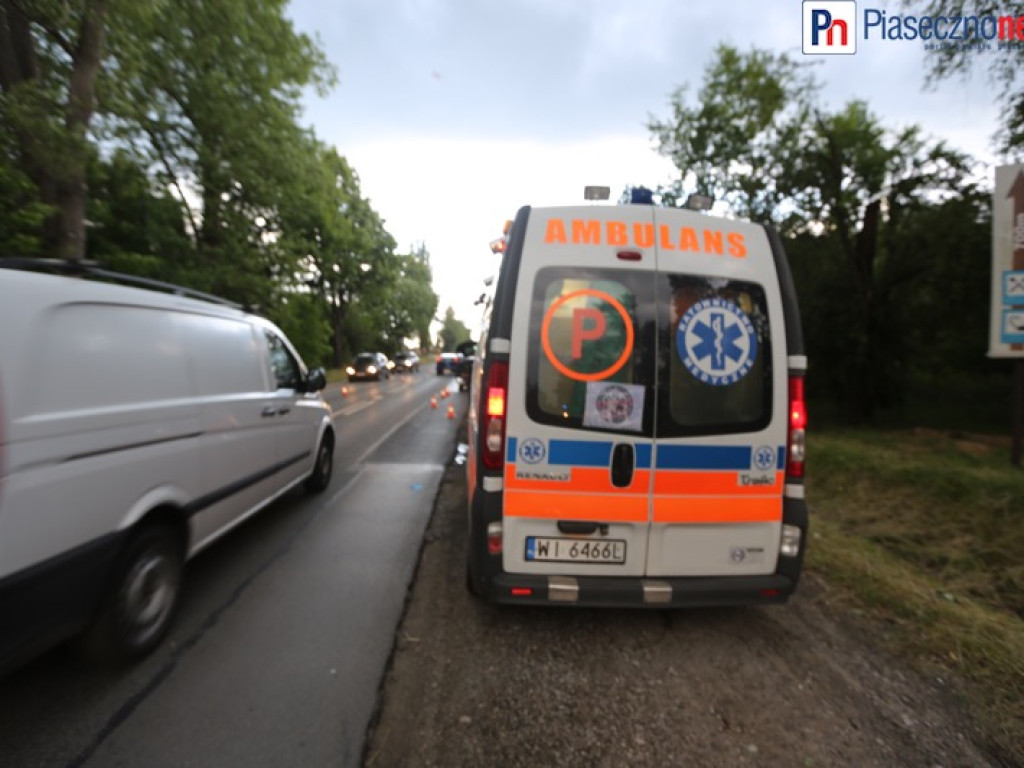 Wypadek w Żabieńcu. Utrudnienia w ruchu