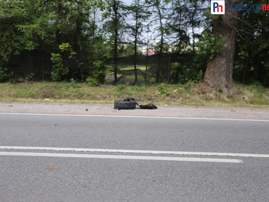Wypadek w Żabieńcu. Utrudnienia w ruchu