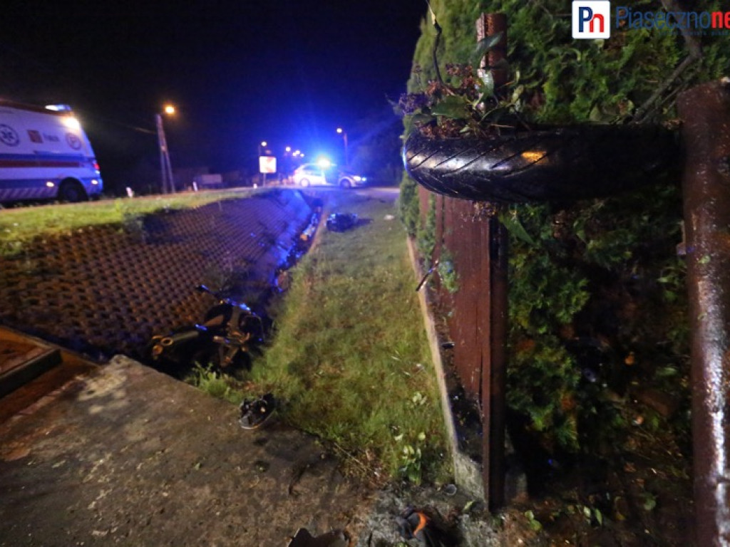 Samobójczy rajd na spotkanie ze śmiercią. Jeden motocyklista nie żyje, drugi  w stanie ciężkim