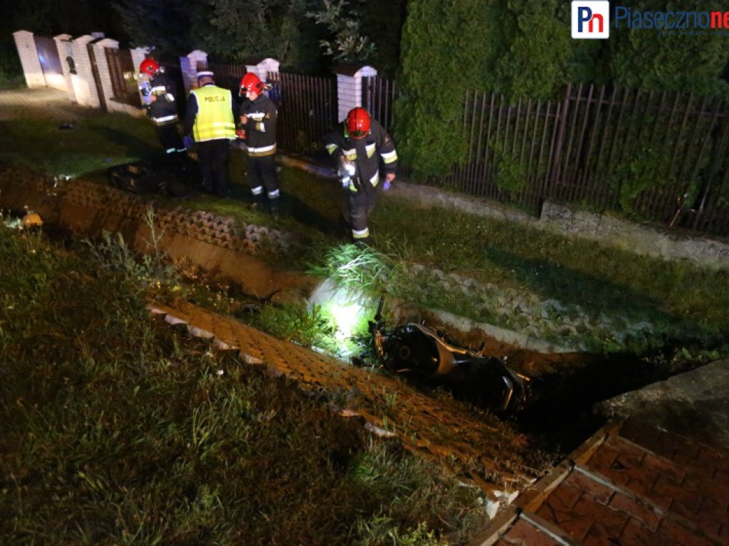 Samobójczy rajd na spotkanie ze śmiercią. Jeden motocyklista nie żyje, drugi  w stanie ciężkim