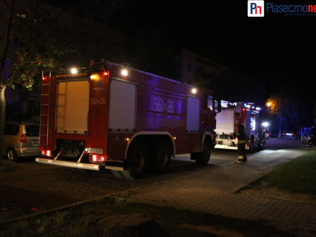 Nocna akcja strażaków!
