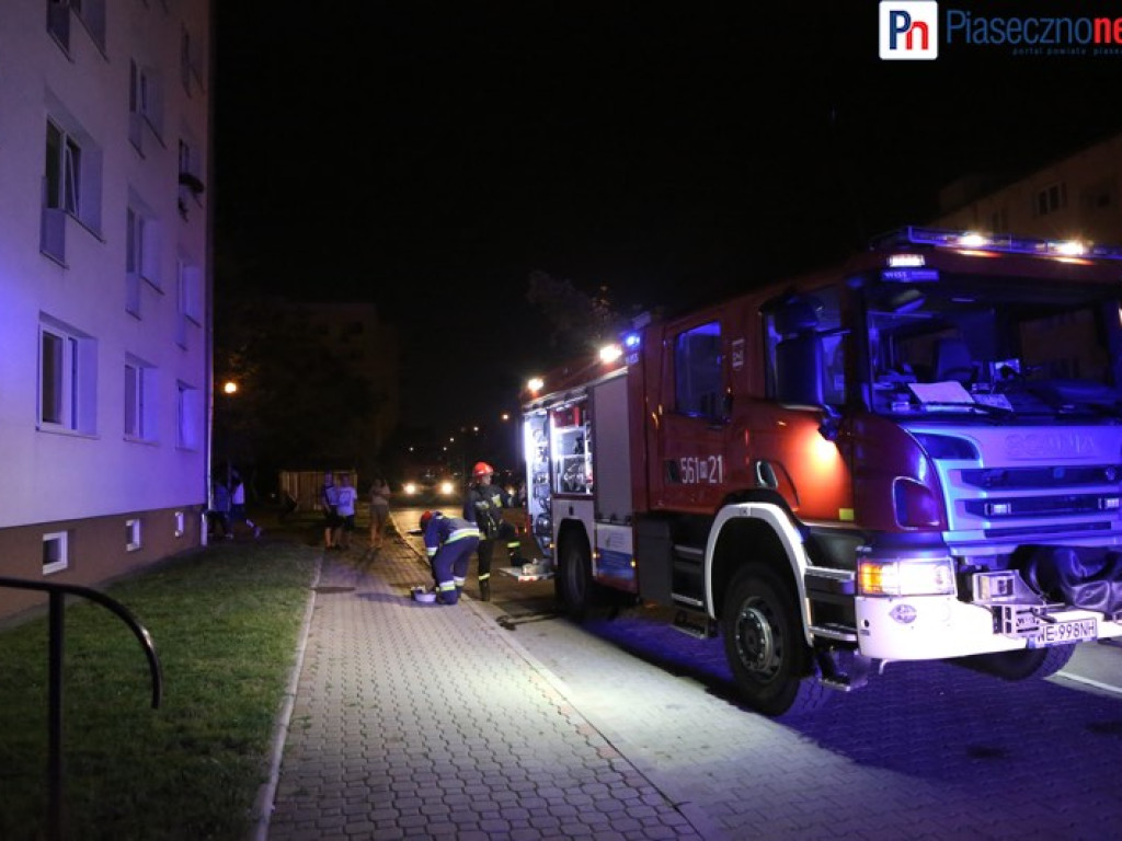 Nocna akcja strażaków!