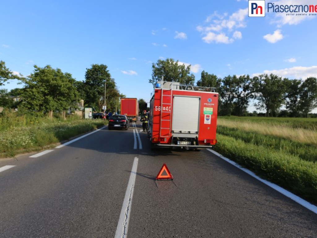 Wypadek na drodze 724! Droga częściowo zablokowana [AKTUALIZACJA]