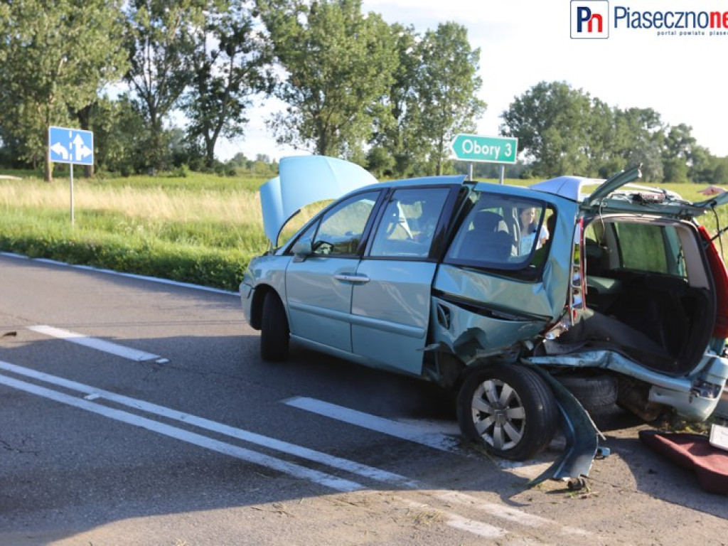 Wypadek na drodze 724! Droga częściowo zablokowana [AKTUALIZACJA]