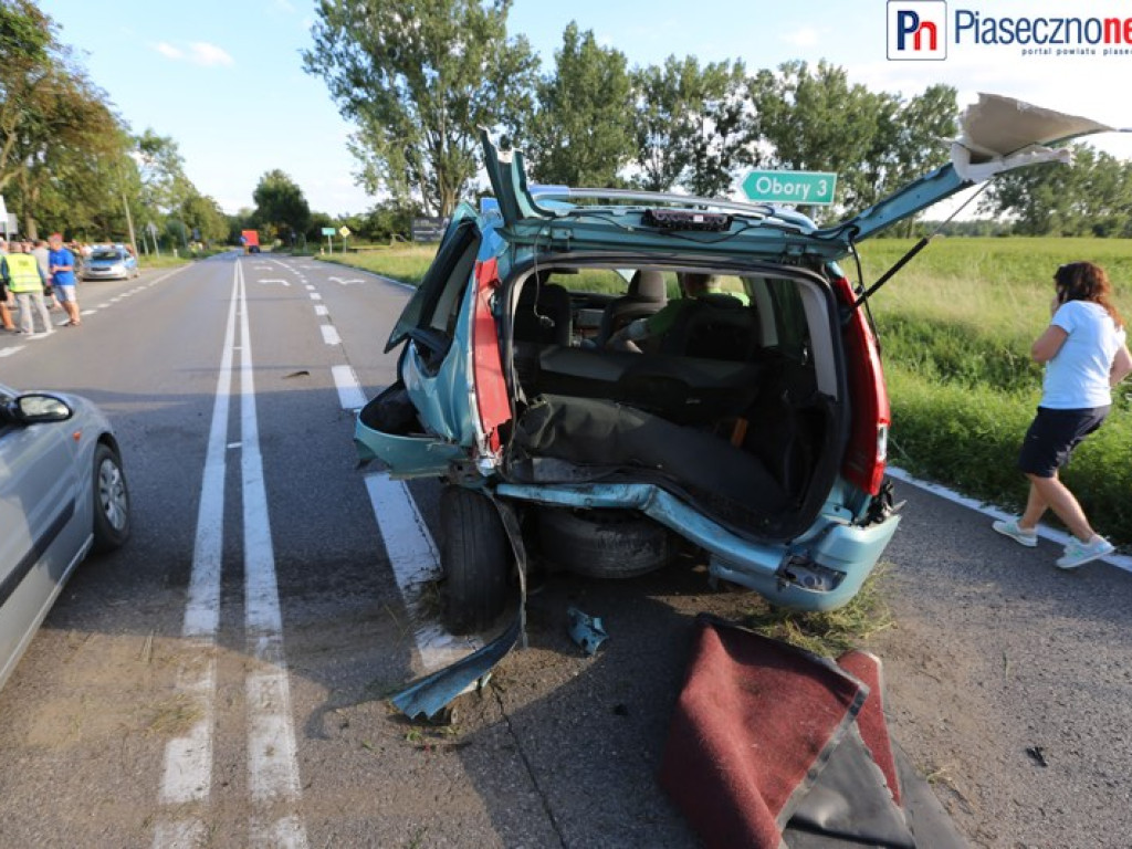 Wypadek na drodze 724! Droga częściowo zablokowana [AKTUALIZACJA]